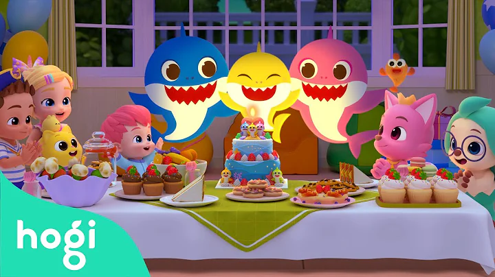 🎉 🎂 Happy Birthday Baby Shark! 💛 🦈｜Baby Shark's 10th Birthday｜Hogi Pinkfong
