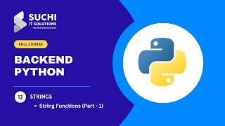Backend Python - String functions Part-1
