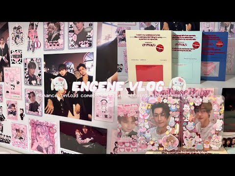 ENGENE LoG Romance Untold Comeback Album Unboxing Signed Postcard 