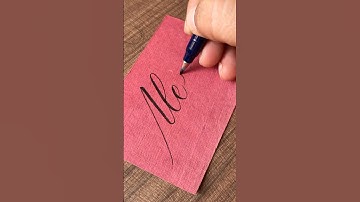Aleena || beautiful handwriting video || #handwriting #calligraphy