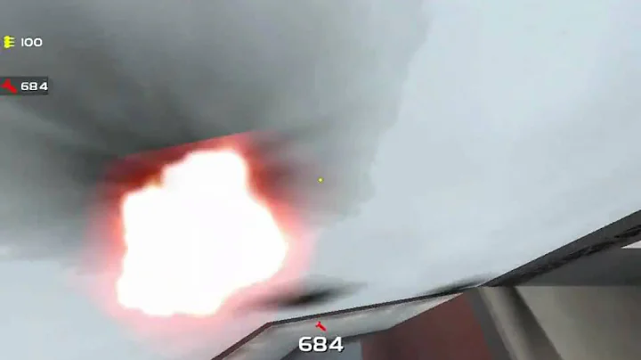 Quake Live: Hardest jump in the rocket jump training.