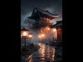 Rain on Ancient Japanese Temple 🌧️ 4K Deep Sleep ASMR"