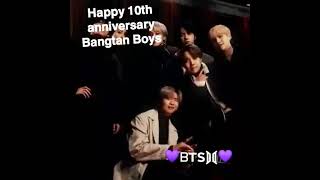  Happy 10th anniversary BTS #festa#bts#army#10th_anniversary