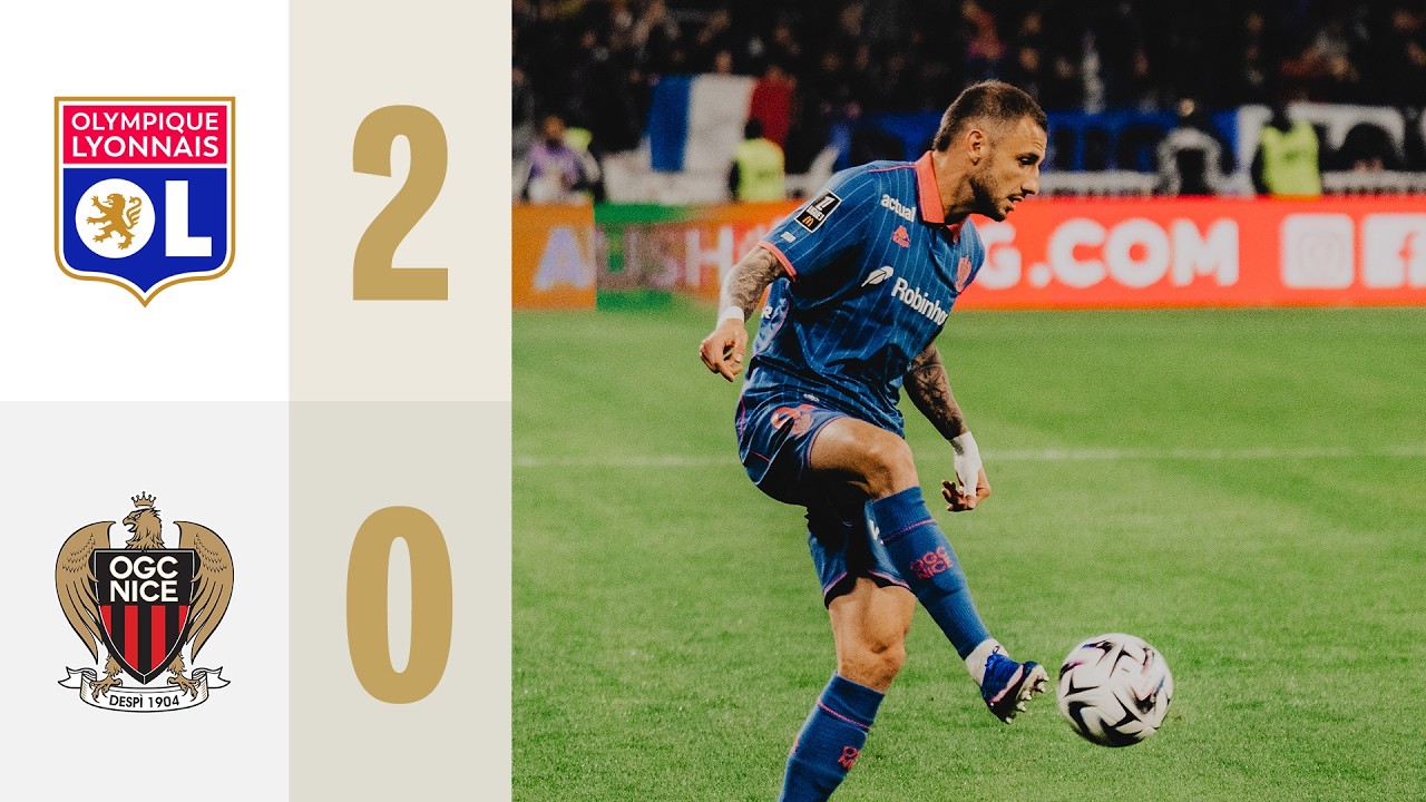 Résumé : Le Gym cruellement battu à Lyon l J22 - Ligue 1 McDonald's 2025-2026