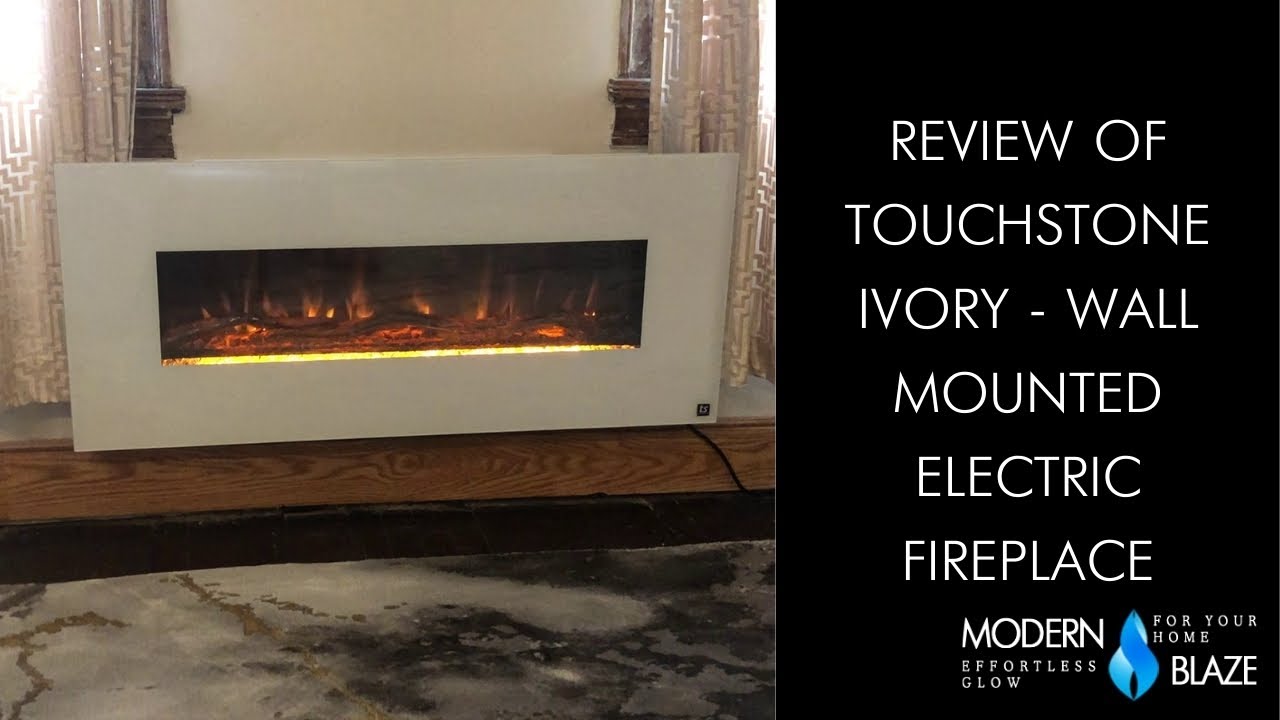 Touchstone Ivory 50-Inch White Electric Fireplace — Modern Blaze
