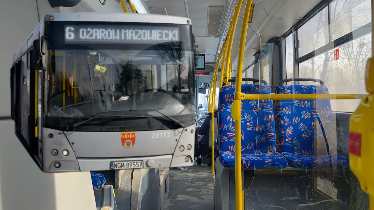 Maz 203 #20113 przejazd [🚍6 kierunek: Ożarów Maz.] PKS Grodzisk Mazowiecki 