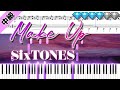 【Full】Make Up/SixTONES (楽譜付き)<中級ピアノアレンジ>