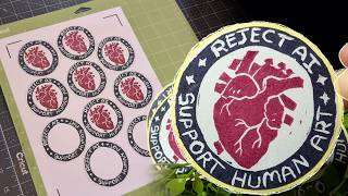 AI Sucks, so I Made Stickers by Hand