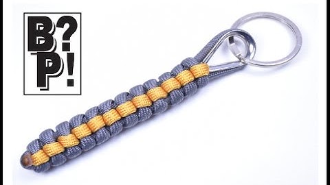 How to make a Paracord Key fob - Gear Wheel Design - BoredParacord.com