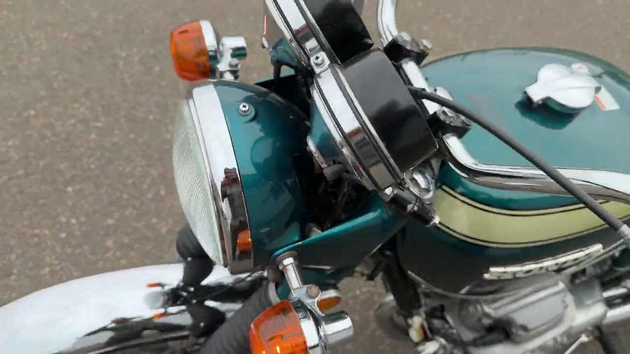 AUS007-5.【一時抹消済】豪州逆車 CB250T ホーク 青 エンジン実働!程度