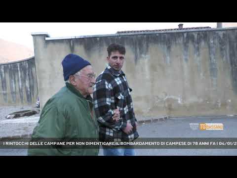 I RINTOCCHI DELLE CAMPANE PER NON DIMENTICARE IL BOMBARDAMENTO DI CAMPESE DI 78 ANNI FA | 04/01/2023