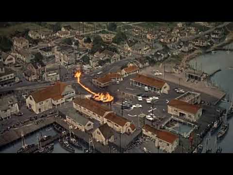 The Birds 1963 - Explosion Scene Gas Station