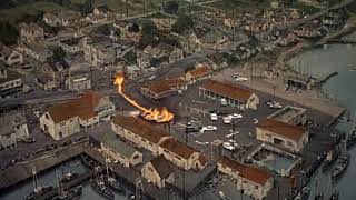 The Birds 1963 - Explosion Scene Gas Station