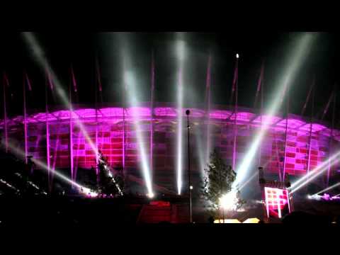 Big light show iluminacja stadionu narodowego - Wa...