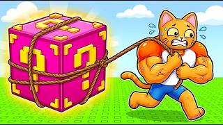 SIMBA SE VUELVE FUERTÍSIMO Y SACA TODOS LOS LUCKY BLOCKS!  #simbochka #simba #gatos #animación