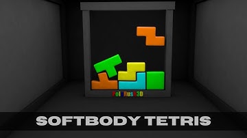 Softbody Tetris | Bouncy Colorful Puzzle Blocks in a Relaxing Animation