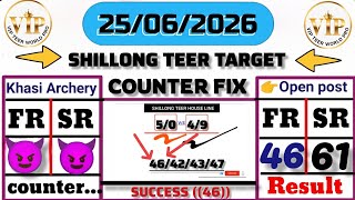 06/25/2026 Shillong Teer Common Numbers Today | Shillong Teer Target Numbers Today screenshot 1