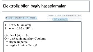 Himiya Meseleler 84-87 Soraglar Tema Elektroliz