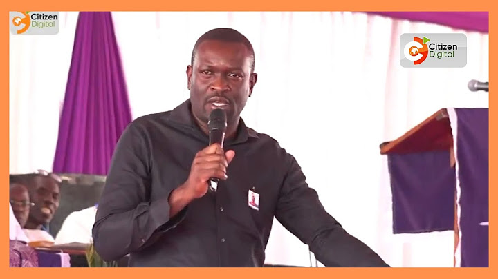 "ODM leaders in government must stop being sycophants," Senator Edwin Sifuna roars in front of Raila