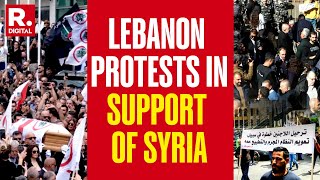 Lebanese City Of Tripoli Protest In Support Of Syrian Refugees In The Country