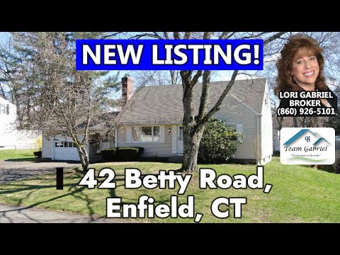 42 Betty Road, Enfield, CT home video tour