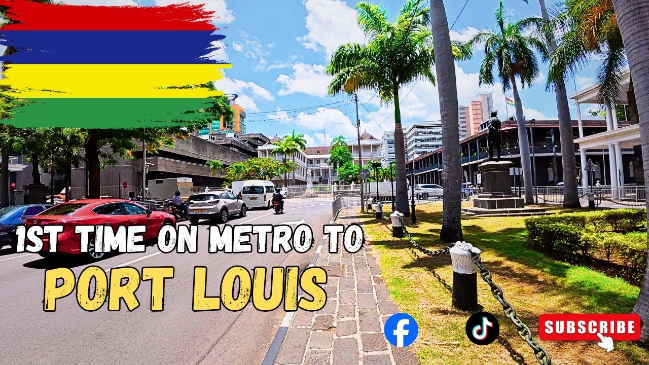 🚆Travelling to Port Louis by Metro for the First Time 🚆🔥 | Mauritius Travel Vlog Port louis Market