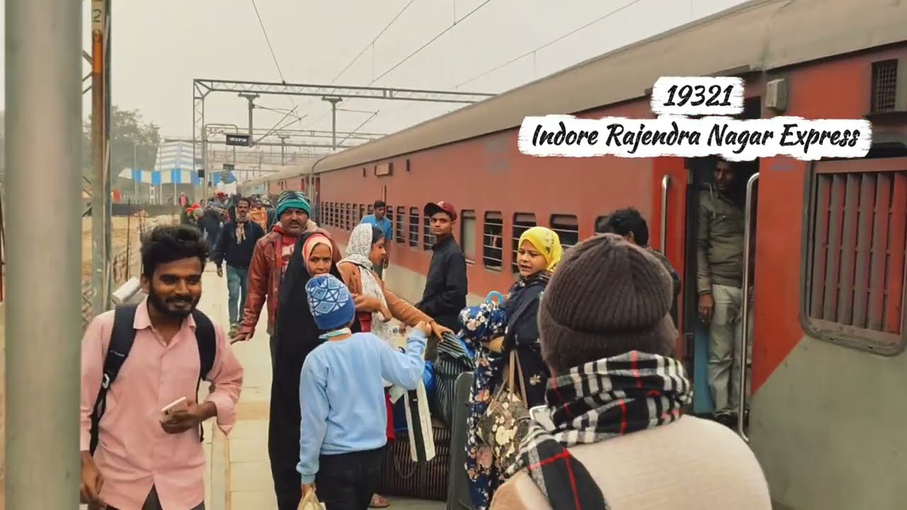 Train No. 19321 Indore Rajendra Nagar Express || Rajendra Nagar Se Indore.