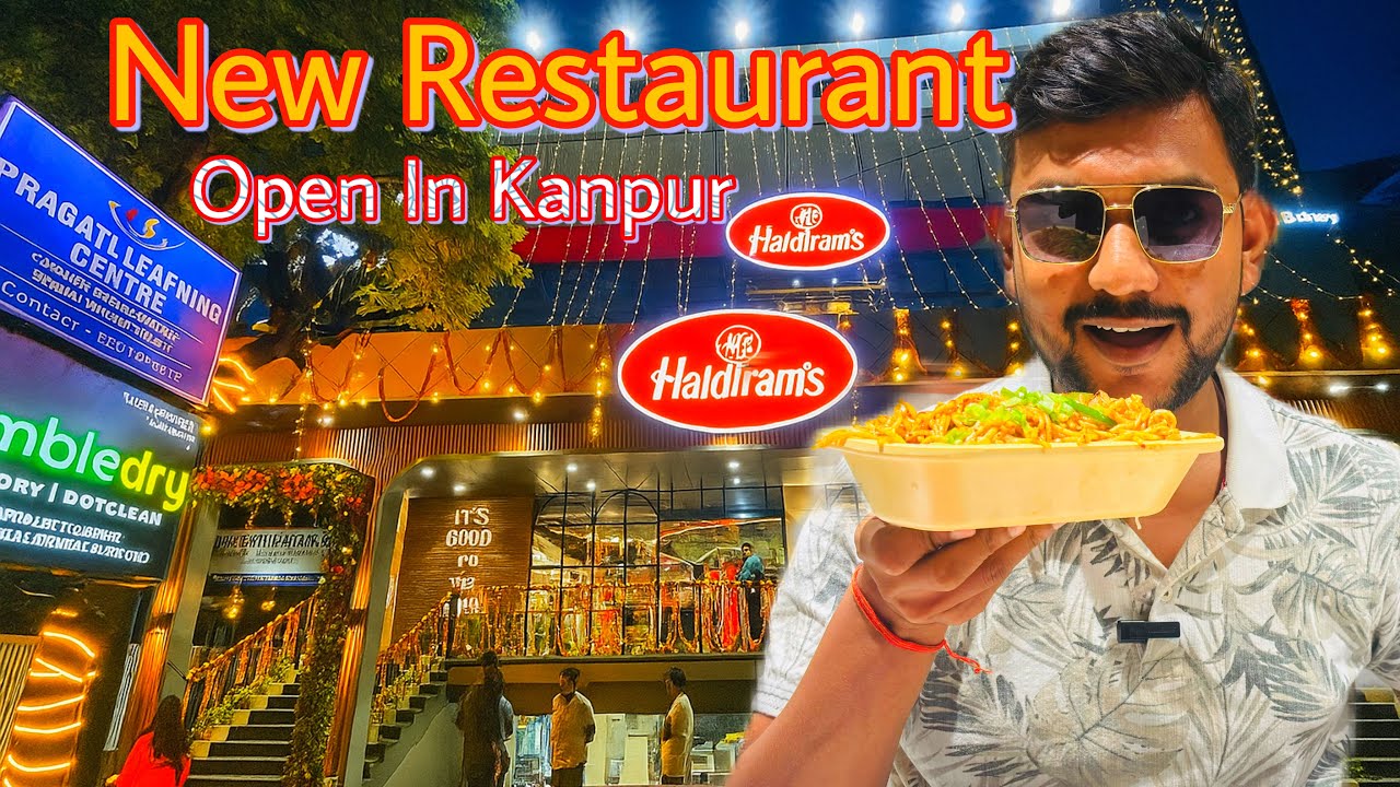 Kanpur ka Pehla Haldiram Restaurant | Full Tour & Review | Haldiram Kanpur Vlog