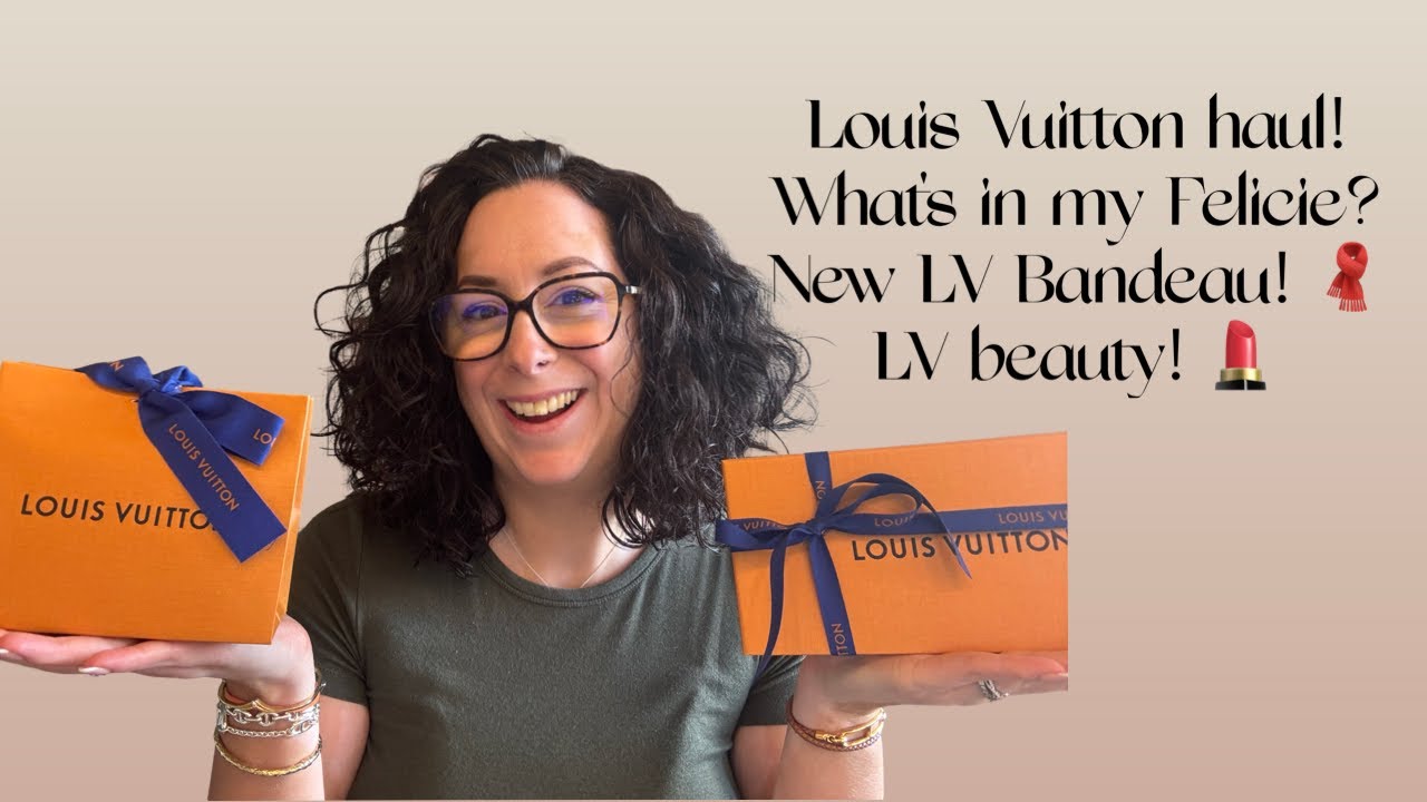 Находка от Louis Vuitton! | Бандо LV и помада LV | Что в моей Felicie LV?