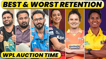 🔴WPL RETENTION SPECIAL: DEEPTI, LAURA, MEG LANNING RELEASED. UP’s BOLD RETENTION but BIGGEST PURSE.