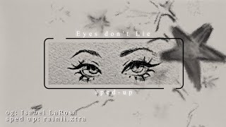 【 Eyes don't Lie 】— sped-up Resimi