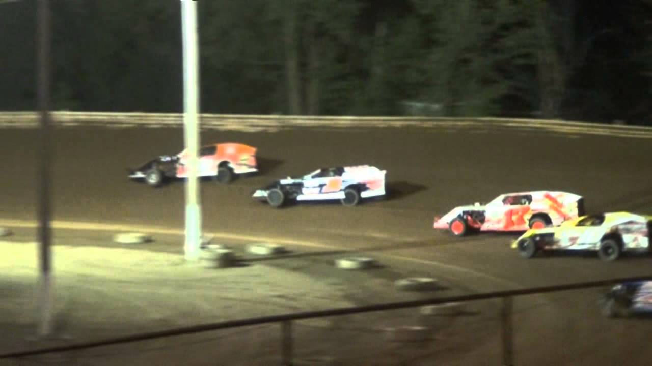 Legendary Hilltop Speedway AMRA Modified Feature 5-15-2015 - YouTube