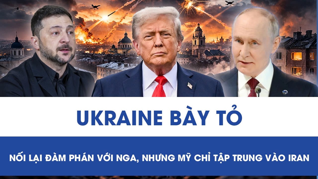 Tổng thống Zelensky muốn nối lại đàm phán với Nga, nhưng Mỹ đang dồn sự chú ý vào Iran