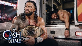 AMBULANCE MATCH! Roman Reigns vs Jacob Fatu: Bloodline War (WWE Clash in Italy 2026)
