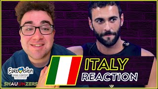 Reaction Italy Eurovision 2023 Marco Mengoni Due Vite Shauunzers