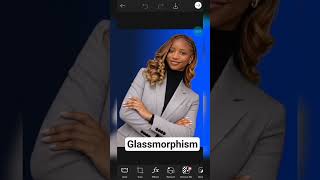 Glass morphism Effect #viralshorts #glassmorphism #shortsfeed #glasseffect #designtips #pixellab