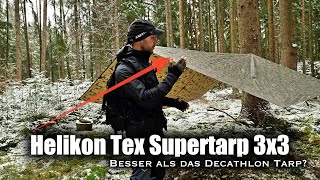 Helikon Tex "SuperTarp 3x3" Camo PL - Survival/Outdoor/Bushcraft - Langzeittest -