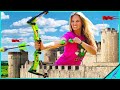 DEFEND YOUR CASTLE TRICK SHOT BATTLE! *Amazing Ending* Ft. Jenna Bandy