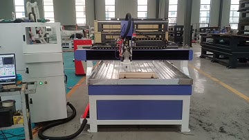 AKG1212C small ATC cnc router for Mike in USA test video before delivery