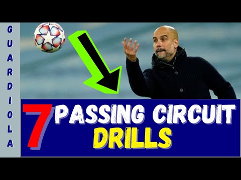 🎯Pep Guardiola - Passing - Finishing Circuit Drills - 7 Drills