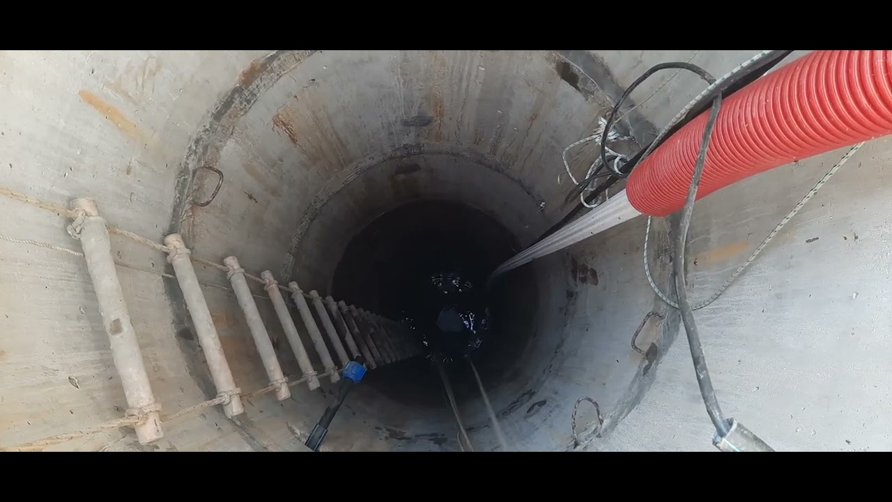 Чистка колодца Скопино - YouTube