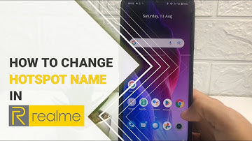 How To Change Hotspot Name In Realme