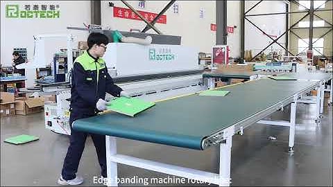 Edge Banding Machine Rotary Line.#cnc #cncwood #cncrouter #edgebander #woodworking #furniture