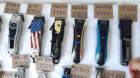 Tổng hợp các mẫu tông đơ cắt tóc không dây chuyên nghiệp cho Salon tóc