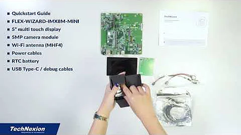 TechNexion FLEX-WIZARD-IMX8M-Mini unboxing and getting started with evaluation kit