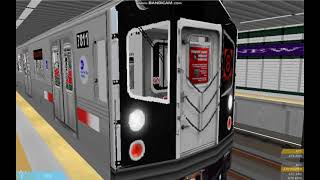 Openbve R152 2 Train Arriving and Departing at Newkirk Avenue