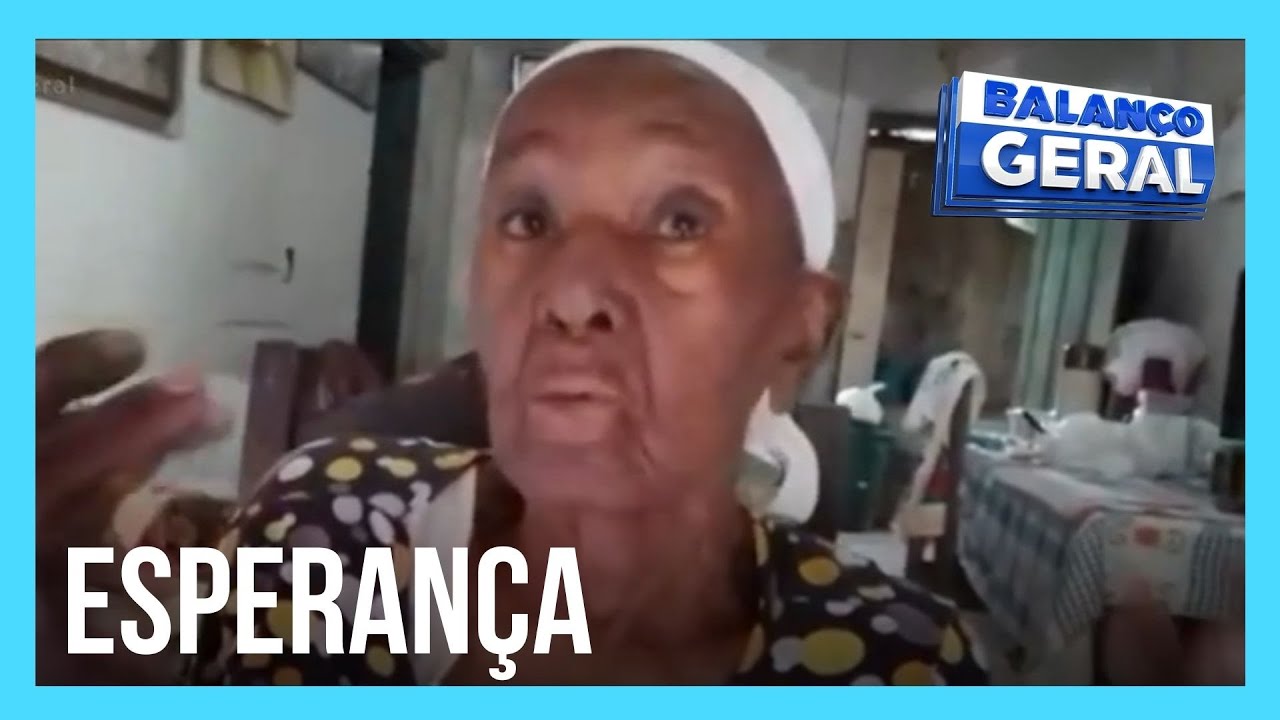 Idosa de 100 anos sonha em reencontrar o neto que não vê há 38 anos
