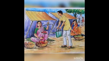 Rural Memory drawing examples 🖍️🖌️🎨. for art students #drawing #painting #shots #youtuveshots