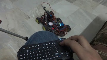 mouse and keyboard controlled FPV rover