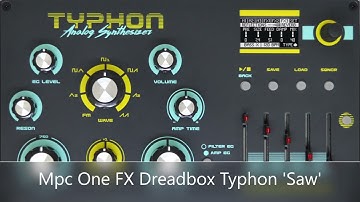 Lets make the Dreadbox Typhon Polyphonic via Autosampler on MPC ONE